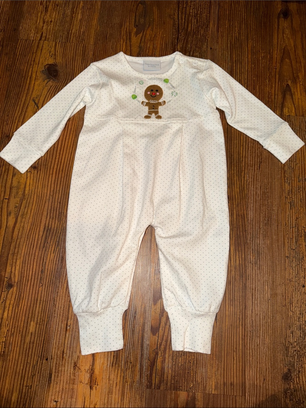 Squiggles by Charlie Gingerbread Romper